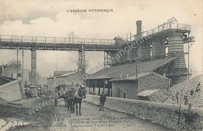 Carte postale ancienne Lafarge — Viviers (Ardèche)