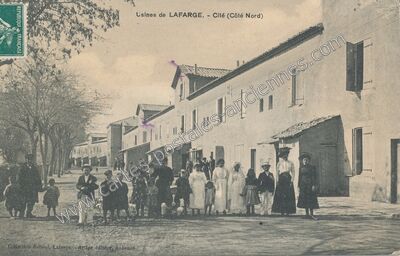 Carte postale ancienne Lafarge — Viviers (Ardèche)