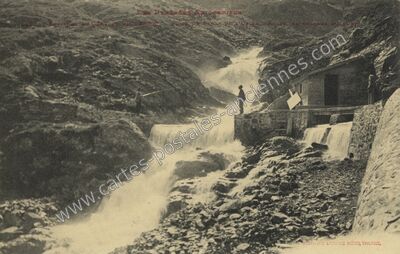 Carte postale ancienne Ubine d'Auzat — Auzat (Ariège)