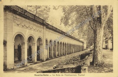 Carte postale ancienne Ussat les Bains — Ornolac-Ussat-les-Bains (Ariège)