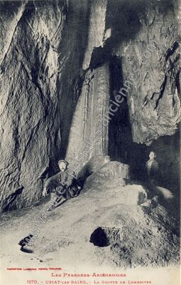 Carte postale ancienne Ussat les Bains — Ornolac-Ussat-les-Bains (Ariège)