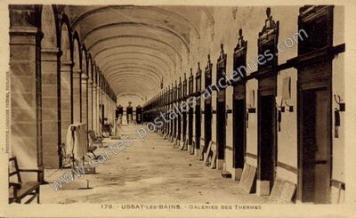 Carte postale ancienne Ussat les Bains — Ornolac-Ussat-les-Bains (Ariège)