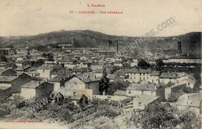 Carte postale ancienne Vue générale — Pamiers (Ariège)
