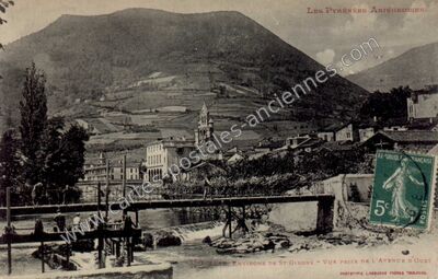 Carte postale ancienne Seix — Saint-Girons (Ariège)