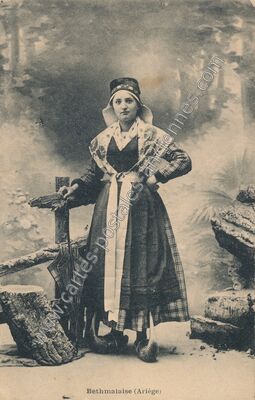 Carte postale ancienne Bethmalaise — Arrien-en-Bethmale (Ariège)