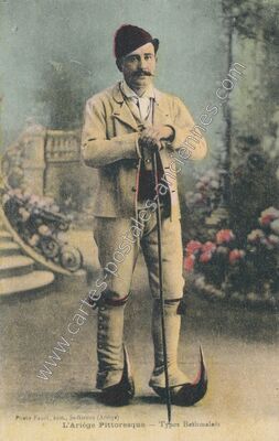 Carte postale ancienne Type de Bethmalais — Arrien-en-Bethmale (Ariège)