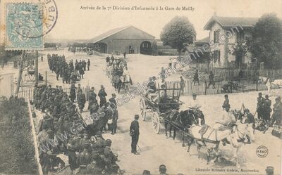 Carte postale ancienne Mailly — Mailly-le-Camp (Aube)