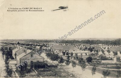 Carte postale ancienne Camp de Mailly — Dosnon (Aube)