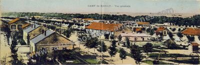 Carte postale ancienne Camp de Mailly — Dosnon (Aube)