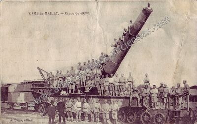 Carte postale ancienne Camp de Mailly — Mailly-le-Camp (Aube)