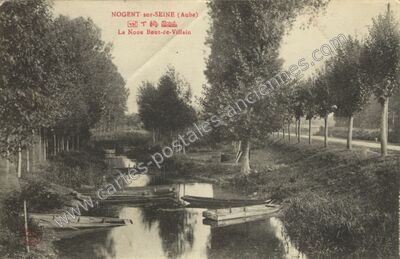 Carte postale ancienne La Noue Bout-de-Villain — Nogent-sur-Seine (Aube)