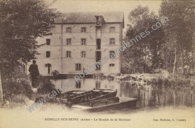 Carte postale ancienne Le Monlin de la Montois — Romilly-sur-Seine (Aube)
