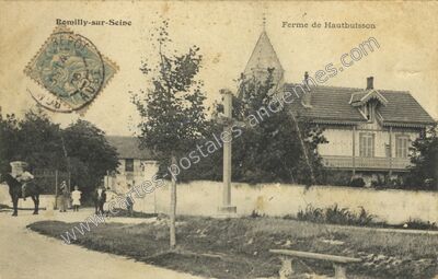 Carte postale ancienne Ferme de Hautbuisson — Romilly-sur-Seine (Aube)