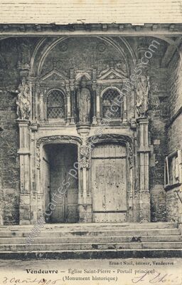 Carte postale ancienne Vendeuvre — Vendeuvre-sur-Barse (Aube)