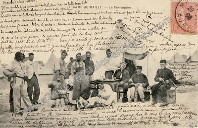 Carte postale ancienne Mailly — Mailly-le-Camp (Aube)