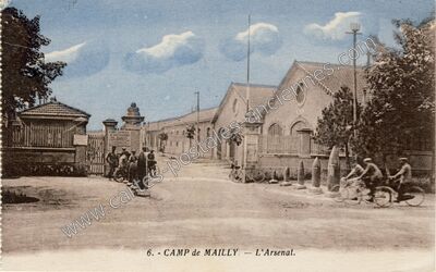 Carte postale ancienne Mailly — Mailly-le-Camp (Aube)