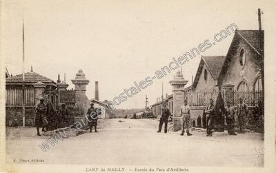Carte postale ancienne Mailly — Mailly-le-Camp (Aube)