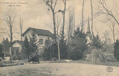 Carte postale ancienne St Julien — Saint-Julien-les-Villas (Aube)