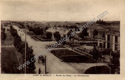 Carte postale ancienne Camp de Mailly — Mailly-le-Camp (Aube)