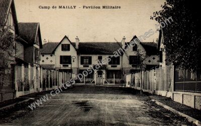 Carte postale ancienne Camp de Mailly — Mailly-le-Camp (Aube)