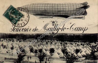 Carte postale ancienne Souvenir de Mailly-le-Camp — Mailly-le-Camp (Aube)