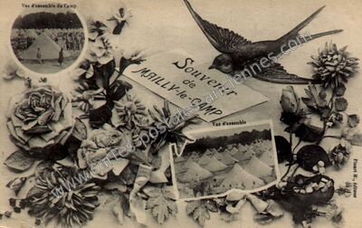 Carte postale ancienne Souvenir de MAILLY-le-CAMP — Mailly-le-Camp (Aube)