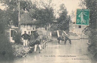 Carte postale ancienne Camp de Mailly. - L'Huîtrelle à Ste-Suzanne — Mailly-le-Camp (Aube)
