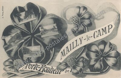 Carte postale ancienne Mailly le Camp — Mailly-le-Camp (Aube)