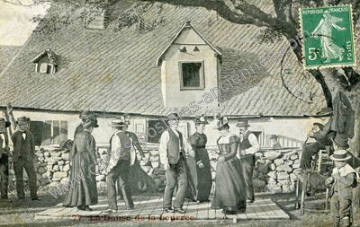 Carte postale ancienne La Bourree — Non Localisée (Aveyron)