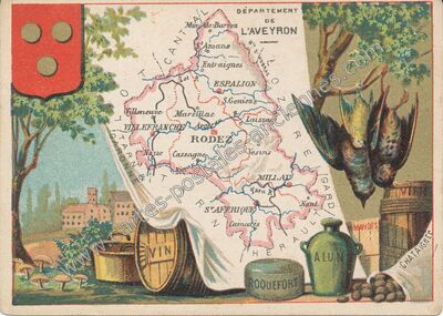 Carte postale ancienne L'Aveyron — Non Localisée (Aveyron)