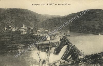 Carte postale ancienne Pinet — Non Localisée (Aveyron)
