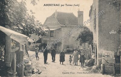 Carte postale ancienne AMBEYRAC par Toirac — Ambeyrac (Aveyron)