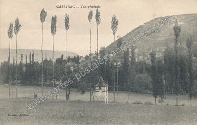 Carte postale ancienne Vue générale — Ambeyrac (Aveyron)