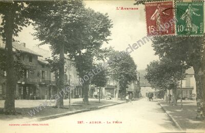 Carte postale ancienne L'Aveyron — Aubin (Aveyron)