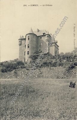 Carte postale ancienne Combes — Aubin (Aveyron)