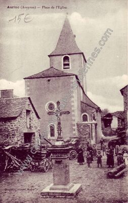 Carte postale ancienne Auriac — Auriac-Lagast (Aveyron)
