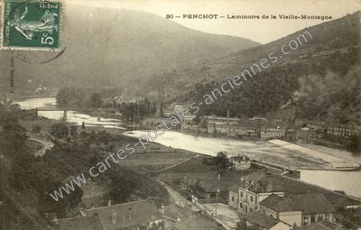 Carte postale ancienne Penchot — Boisse-Penchot (Aveyron)