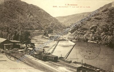 Carte postale ancienne Penchot — Boisse-Penchot (Aveyron)