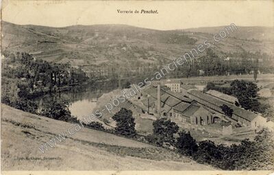 Carte postale ancienne Penchot — Boisse-Penchot (Aveyron)