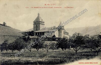 Carte postale ancienne St Martin de Bouillac — Bouillac (Aveyron)