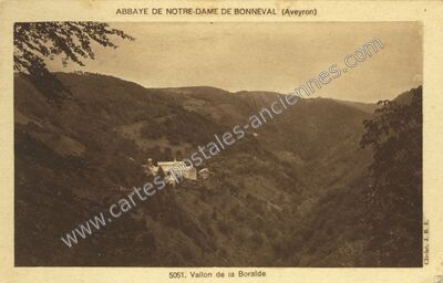 Carte postale ancienne N D'de Bonneval — Le Cayrol (Aveyron)
