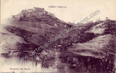 Carte postale ancienne Clairvaux-d'Aveyron