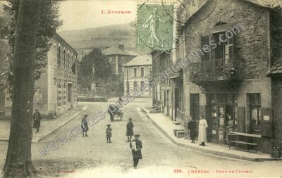 Carte postale ancienne Cransac — Cransac (Aveyron)