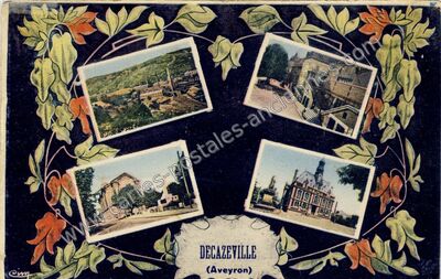 Carte postale ancienne Decazeville — Decazeville (Aveyron)