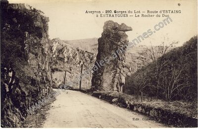 Carte postale ancienne Entraygues — Entraygues-sur-Truyère (Aveyron)