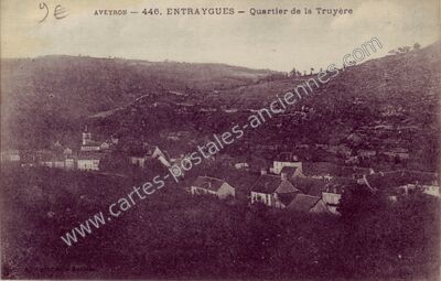 Carte postale ancienne Entraygues — Entraygues-sur-Truyère (Aveyron)