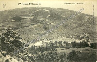 Carte postale ancienne Entraygues — Entraygues-sur-Truyère (Aveyron)