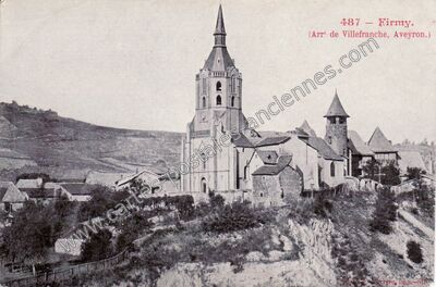 Carte postale ancienne Firmi — Firmi (Aveyron)