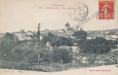Carte postale ancienne Montbazens — Lescure-Jaoul (Aveyron)