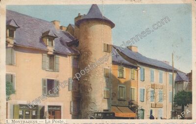 Carte postale ancienne Montbazens — Montbazens (Aveyron)